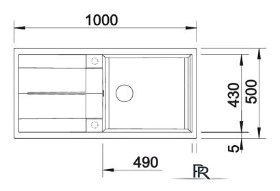 Кухонная мойка Blanco Metra XL 6 S (антрацит) [515286] - Изображение №2 — Интернет-магазин ПроЗаказ