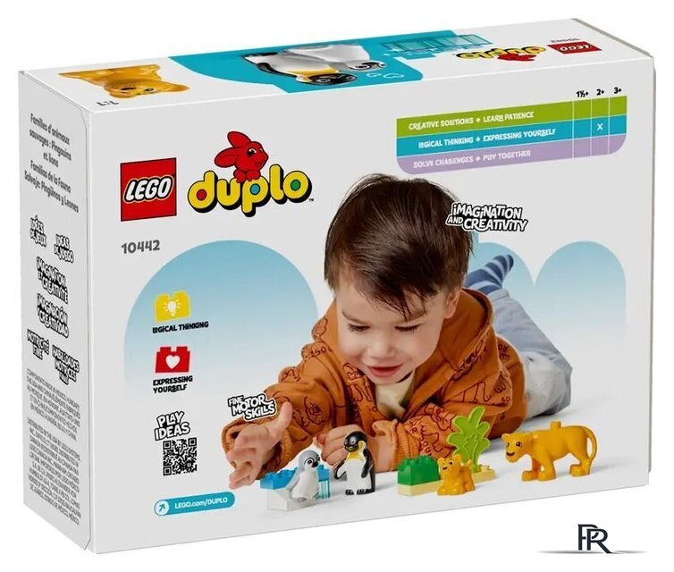 Конструктор LEGO Duplo Семейства диких животных: Пингвины и Львы 10442 - Изображение №1 — Интернет-магазин ПроЗаказ