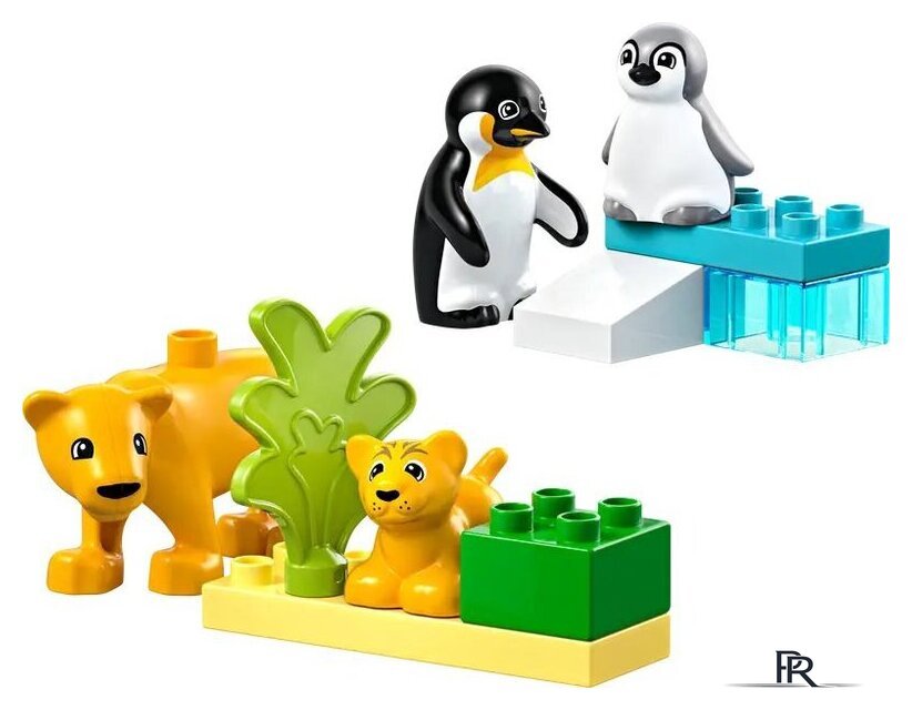 Конструктор LEGO Duplo Семейства диких животных: Пингвины и Львы 10442 - Изображение №2 — Интернет-магазин ПроЗаказ