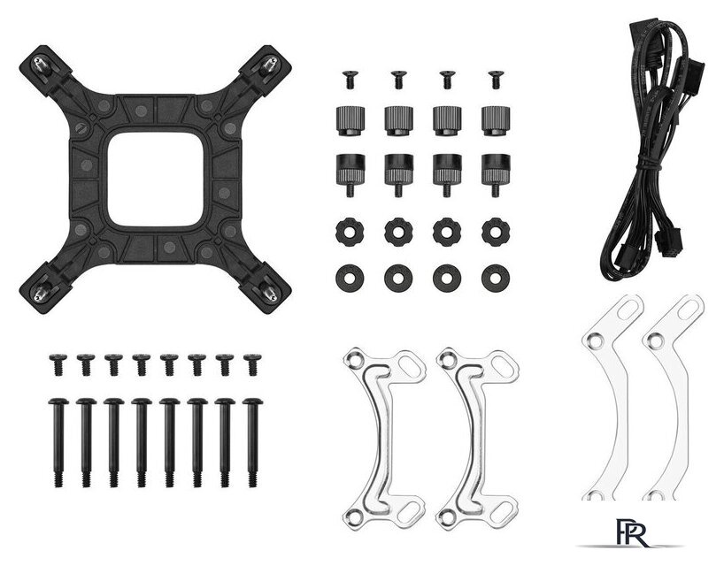 Система жидкостного охлаждения для процессора DeepCool LE240 V2 Zero Dark R-LE240ZERO-BKLNMD-G-1 - Изображение №5 — Интернет-магазин ПроЗаказ