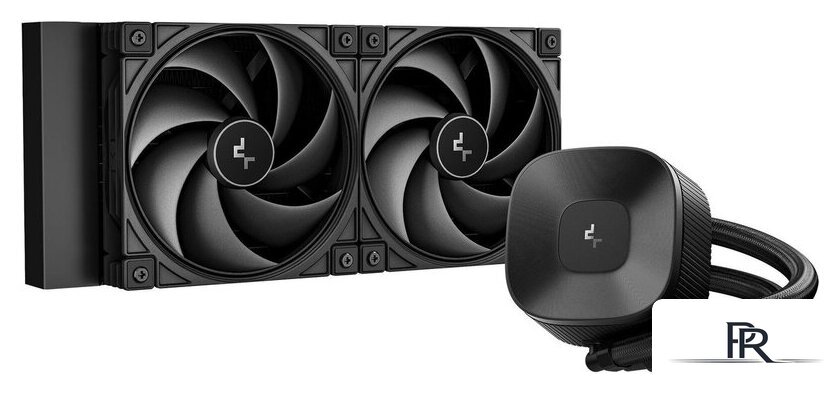 Система жидкостного охлаждения для процессора DeepCool LE240 V2 Zero Dark R-LE240ZERO-BKLNMD-G-1 - Изображение №1 — Интернет-магазин ПроЗаказ