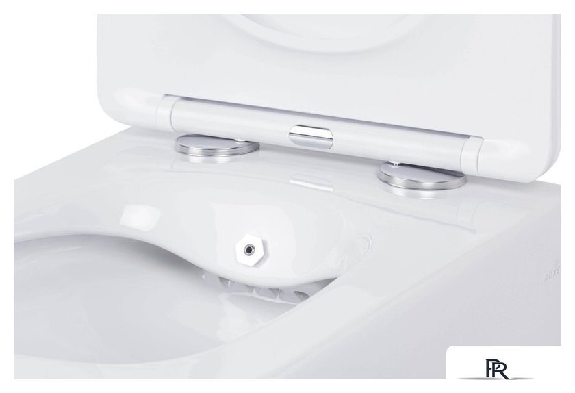 Унитаз подвесной Roxen Cube bidet в комплекте с инсталляцией StounFix Dual Fresh 6 в 1 968472 (кнопка: брашированное золото) - Изображение №8 — Интернет-магазин ПроЗаказ