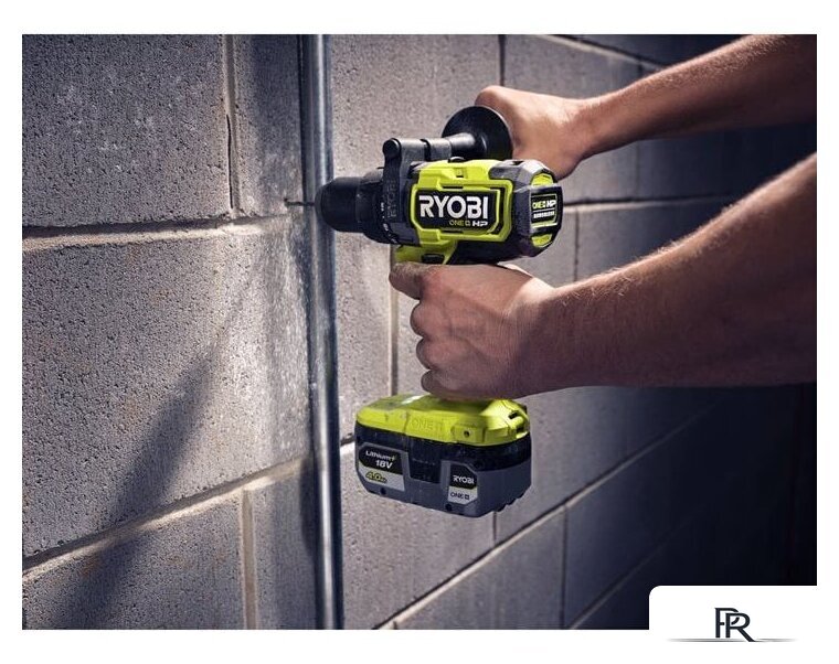 Ударная дрель-шуруповерт Ryobi RPD18X-242S 5133005283 (с 2-мя АКБ 2 Ач+4 Ач, сумка) - Изображение №7 — Интернет-магазин ПроЗаказ