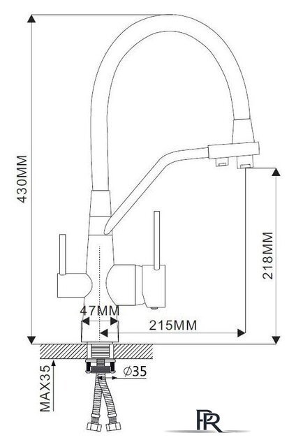 Смеситель Ekko EM4460-27 - Изображение №2 — Интернет-магазин ПроЗаказ