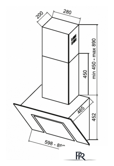 Кухонная вытяжка KUPPERSBERG F 660 W - Изображение №2 — Интернет-магазин ПроЗаказ
