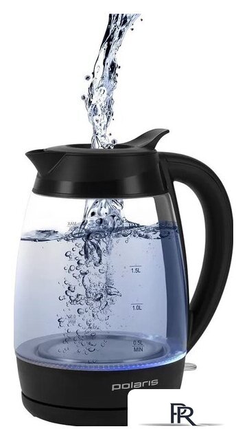 Электрический чайник Polaris PWK 2006CGL (черный) - Изображение №1 — Интернет-магазин ПроЗаказ