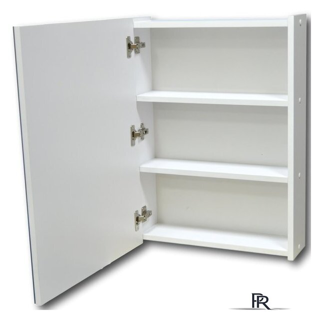  Гамма Шкаф с зеркалом 03-50 (белый) - Изображение №3 — Интернет-магазин ПроЗаказ