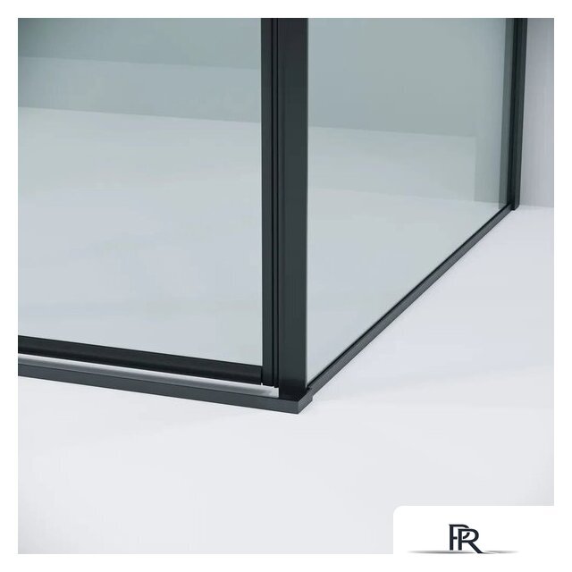 Душевой уголок Grossman Galaxy 120х100х195 120.K33.01.1210.21.00 (черный матовый/прозрачное стекло) - Изображение №4 — Интернет-магазин ПроЗаказ