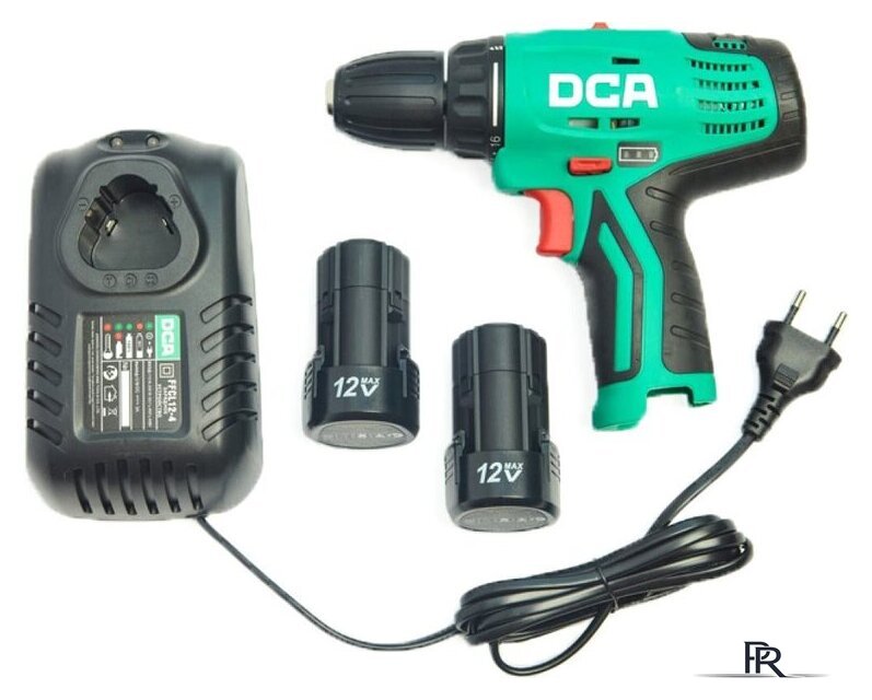Дрель-шуруповерт DCA ADJZ10-10 (с 2-мя АКБ, кейс) - Изображение №1 — Интернет-магазин ПроЗаказ