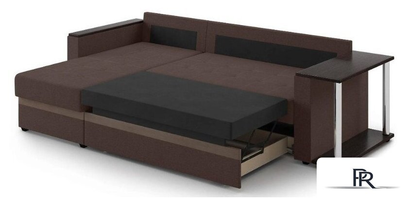 Диван Mio Tesoro Атланта 110 (Savana Chocolate/Ecostile Chocolate) - Изображение №5 — Интернет-магазин ПроЗаказ