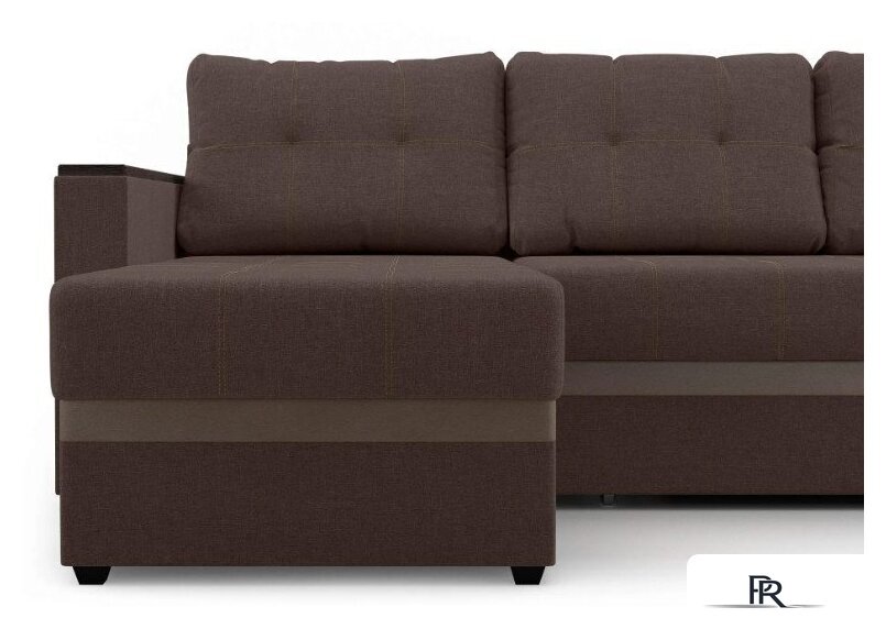 Диван Mio Tesoro Атланта 110 (Savana Chocolate/Ecostile Chocolate) - Изображение №7 — Интернет-магазин ПроЗаказ