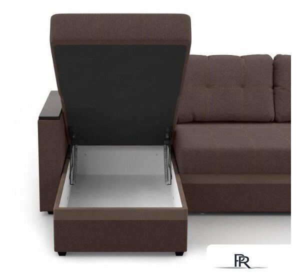 Диван Mio Tesoro Атланта 110 (Savana Chocolate/Ecostile Chocolate) - Изображение №6 — Интернет-магазин ПроЗаказ