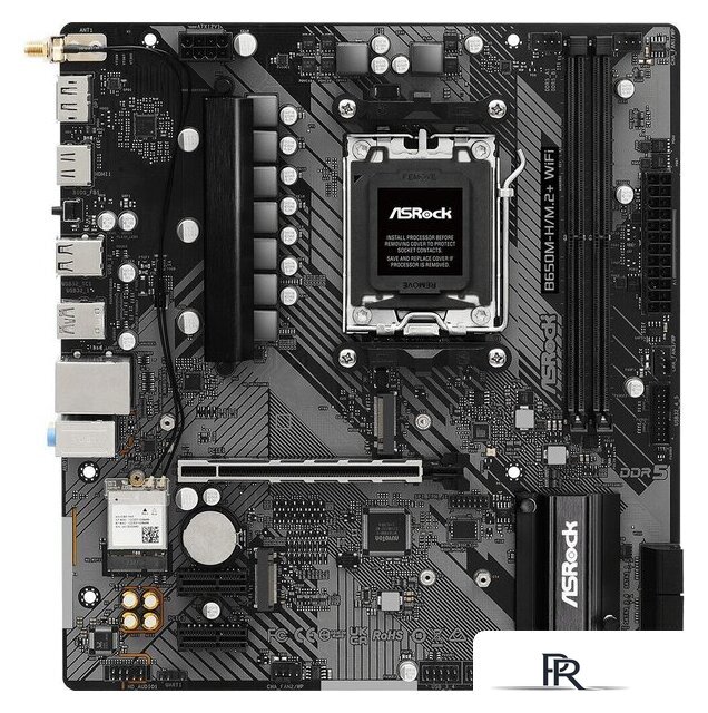 Материнская плата ASRock B650M-H/M.2+ WiFi - Изображение №2 — Интернет-магазин ПроЗаказ