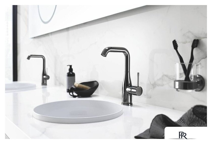 Держатель для мыльницы и стакана Grohe Essentials 40369A01 (темный графит) - Изображение №4 — Интернет-магазин ПроЗаказ