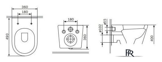 Унитаз подвесной AM.PM Sunny Flashclean C85C1701SC + TECE Profil 9300302 - Изображение №13 — Интернет-магазин ПроЗаказ