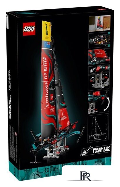 Конструктор LEGO Technic 42174 Яхта AC75 команды Emirates в Новой Зеландии - Изображение №2 — Интернет-магазин ПроЗаказ