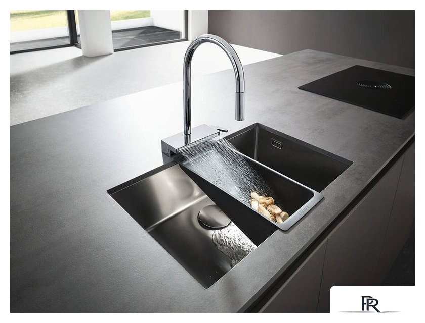 Кухонная мойка Hansgrohe S71 S719-U660 Under-mount sink 660 43428800 - Изображение №4 — Интернет-магазин ПроЗаказ
