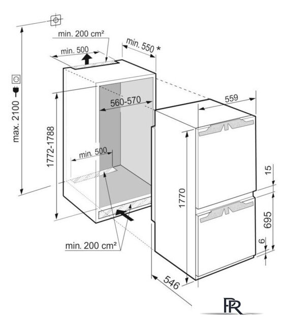Холодильник Liebherr ICNd 5123 Plus NoFrost 5123-22001 - Изображение №20 — Интернет-магазин ПроЗаказ