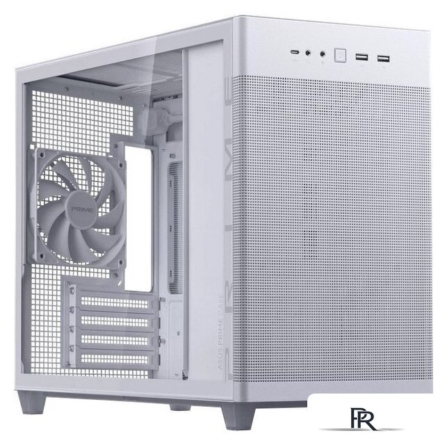 Корпус ASUS Prime AP201 TG (белый) - Изображение №1 — Интернет-магазин ПроЗаказ