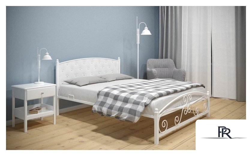 Кровать ИП Князев Бали 160x200 (белый) - Изображение №2 — Интернет-магазин ПроЗаказ