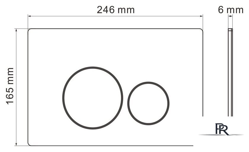 Унитаз подвесной Roxen Antares One Rimless 6 в 1 StounFix Dual Fresh 624013 (оружейная сталь/металл) - Изображение №21 — Интернет-магазин ПроЗаказ