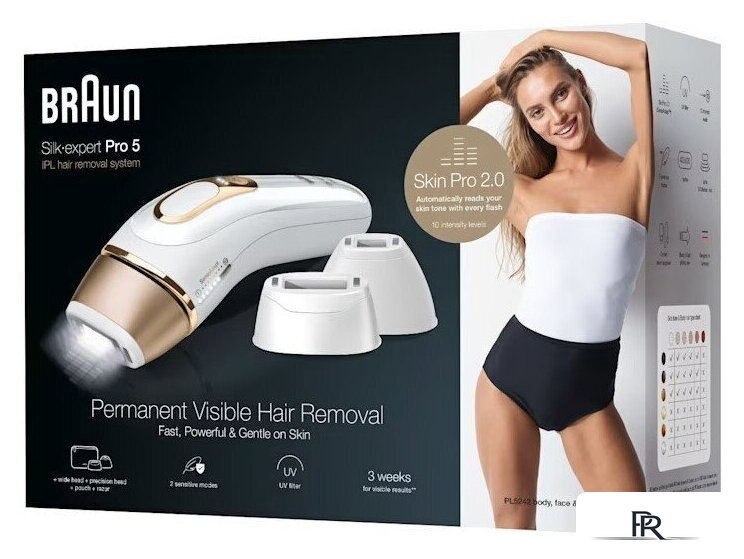 Фотоэпилятор Braun Silk-expert Pro 5 PL5242 - Изображение №9 — Интернет-магазин ПроЗаказ