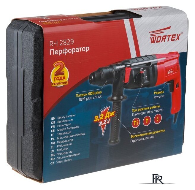 Перфоратор Wortex RH 2829 RH282901129 - Изображение №8 — Интернет-магазин ПроЗаказ