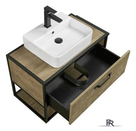  Акватон Тумба Фабрик 80 под умывальник Джой-3 (дуб кантри) - Изображение №4 — Интернет-магазин ПроЗаказ