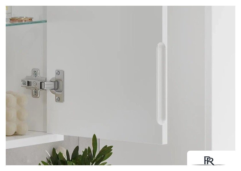  Volna Шкаф с зеркалом Lake 80 R (белый) - Изображение №5 — Интернет-магазин ПроЗаказ