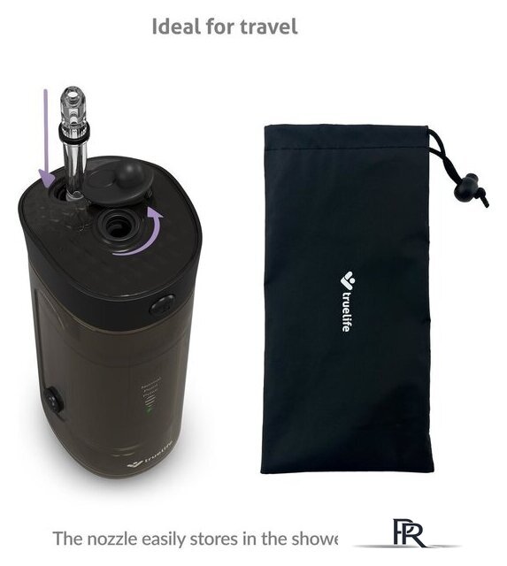 Ирригатор  TrueLife Aquafloss Mini M50 (черный) - Изображение №7 — Интернет-магазин ПроЗаказ