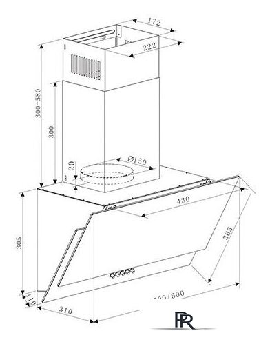 Кухонная вытяжка Making Oasis Everywhere NC-50B - Изображение №2 — Интернет-магазин ПроЗаказ
