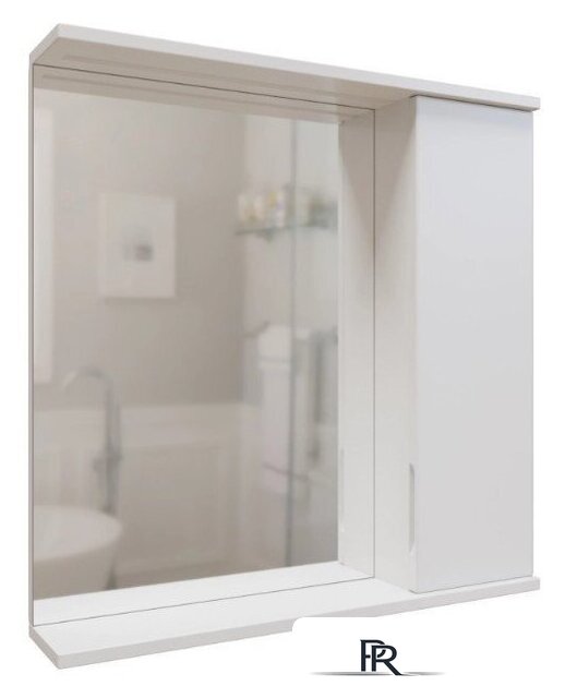  Mixline Шкаф с зеркалом Лайн 70 553017 (правый, с подсветкой) - Изображение №2 — Интернет-магазин ПроЗаказ