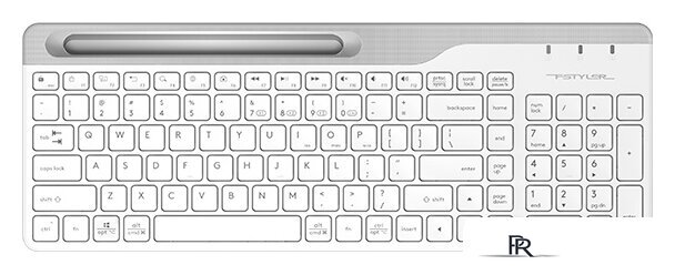 Клавиатура A4Tech Fstyler FBK25 (белый/серый) - Изображение №1 — Интернет-магазин ПроЗаказ