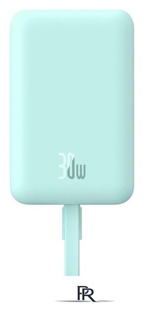 Внешний аккумулятор Baseus Magnetic Fast Charge Power Bank Type-C Edition 30W 10000mAh (мятный) - Изображение №2 — Интернет-магазин ПроЗаказ