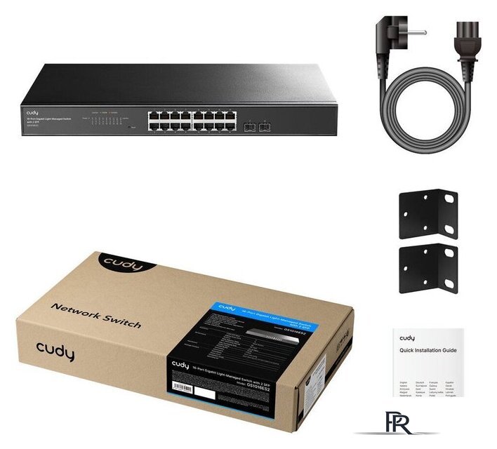 Управляемый коммутатор 2-го уровня Cudy GS1016ES2 1.0 - Изображение №3 — Интернет-магазин ПроЗаказ