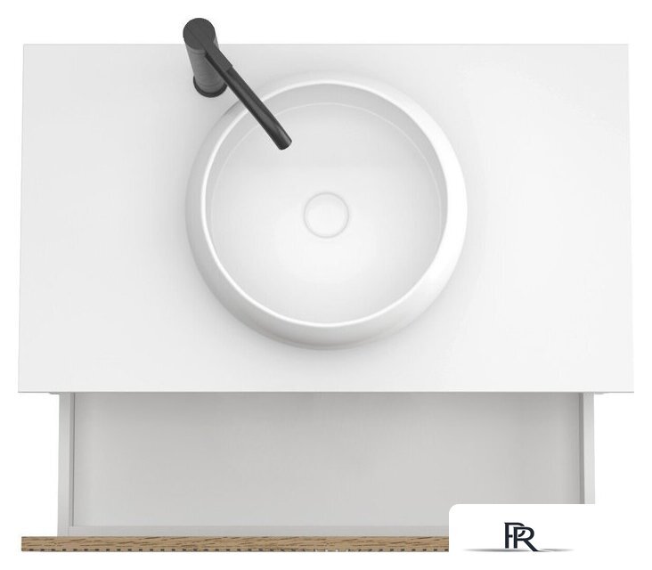  ЗОВ Тумба под умывальник Кито 70 K70LW0MRMC (белый/тростник) - Изображение №2 — Интернет-магазин ПроЗаказ