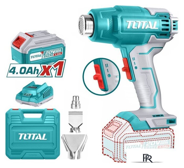 Промышленный фен Total TBLI20025 (с 1-им АКБ) - Изображение №1 — Интернет-магазин ПроЗаказ