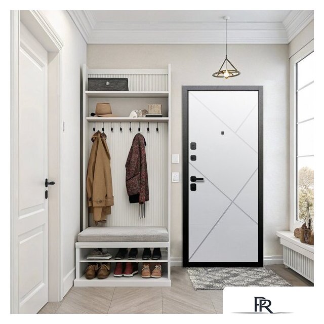 Металлическая дверь Guard 7см Серебро/белый матовый (96x205, левая) - Изображение №4 — Интернет-магазин ПроЗаказ