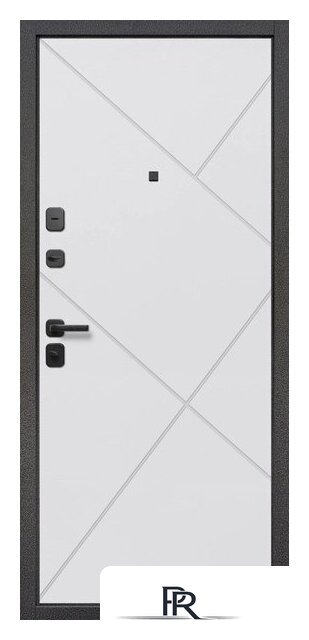 Металлическая дверь Guard 7см Серебро/белый матовый (96x205, левая) - Изображение №3 — Интернет-магазин ПроЗаказ