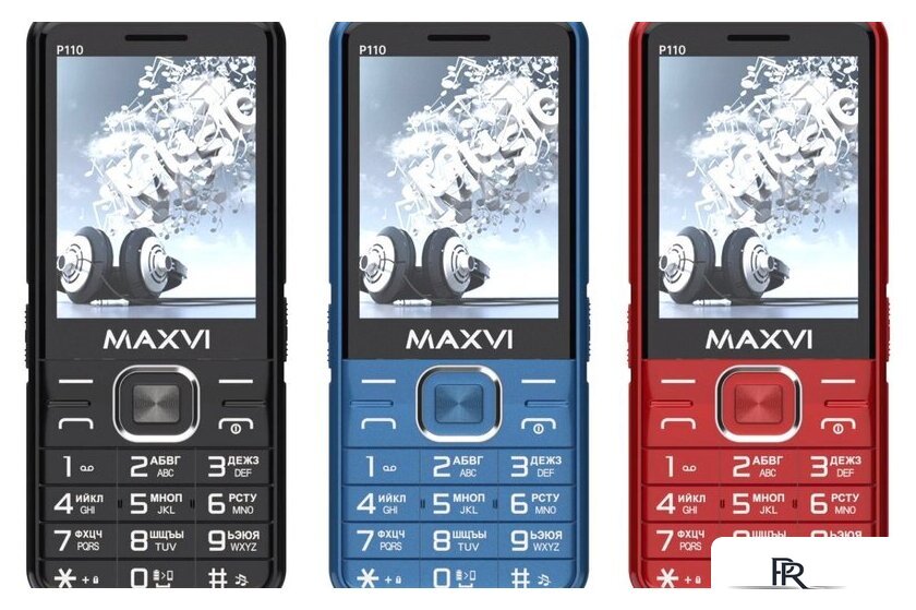 Кнопочный телефон Maxvi P110 (красный) - Изображение №12 — Интернет-магазин ПроЗаказ