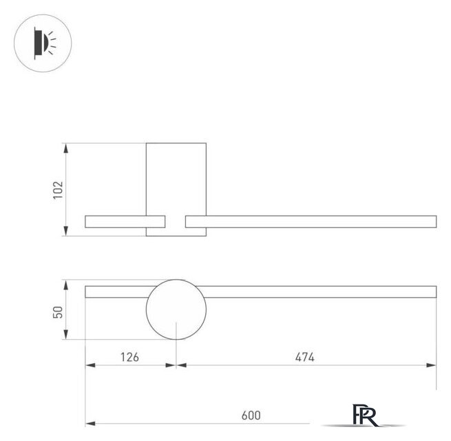 Бра Arlight SP-VINCI-S600x55-7W (WH) 35683 - Изображение №7 — Интернет-магазин ПроЗаказ