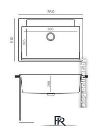 Кухонная мойка Polygran Argo-760 (опал) - Изображение №4 — Интернет-магазин ПроЗаказ