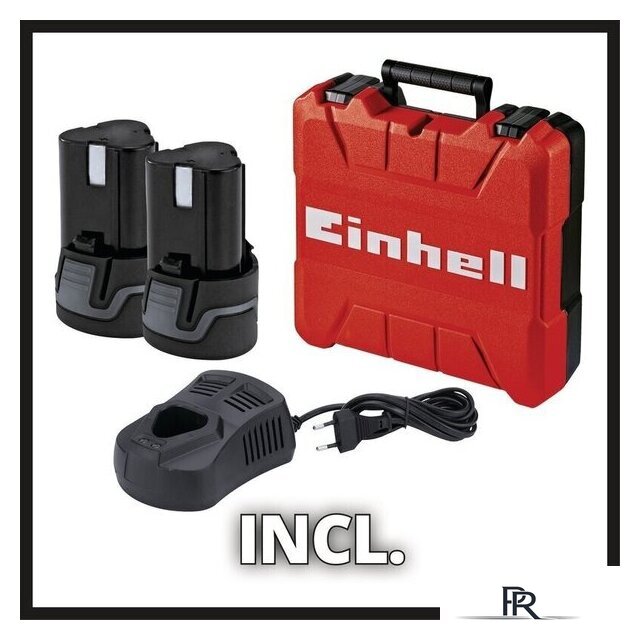 Дрель-шуруповерт Einhell TE-CD 12 Li 4513619 (с 2-мя АКБ, кейс) - Изображение №11 — Интернет-магазин ПроЗаказ