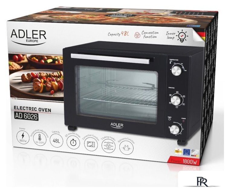 Мини-печь Adler AD 6026 - Изображение №17 — Интернет-магазин ПроЗаказ