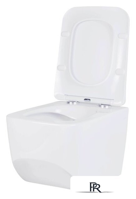 Унитаз подвесной Roxen Boro One Rimless 6 в 1 StounFix Dual Fresh 506177 (кнопка: белый глянец) - Изображение №5 — Интернет-магазин ПроЗаказ