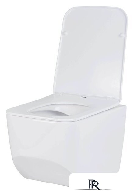 Унитаз подвесной Roxen Boro One Rimless 6 в 1 StounFix Dual Fresh 506177 (кнопка: белый глянец) - Изображение №6 — Интернет-магазин ПроЗаказ