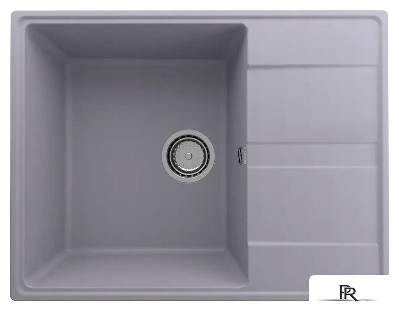 Кухонная мойка Ulgran Quartz Prima 650-05 (бетон) - Изображение №1 — Интернет-магазин ПроЗаказ