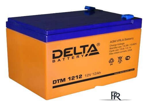 Аккумулятор для ИБП Delta DTM 1212 (12В/12 А·ч) - Изображение №1 — Интернет-магазин ПроЗаказ