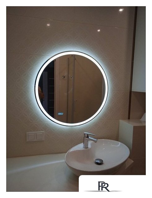  Пекам Зеркало Ring 1 70x70 Ring1-70x70dpcl (с подсветкой,сенсором на взмах руки,подогревом,часами) - Изображение №3 — Интернет-магазин ПроЗаказ