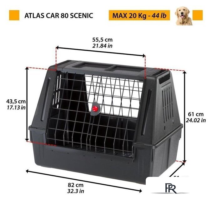 Автобокс Ferplast Atlas Car Scenic 80 - Изображение №2 — Интернет-магазин ПроЗаказ